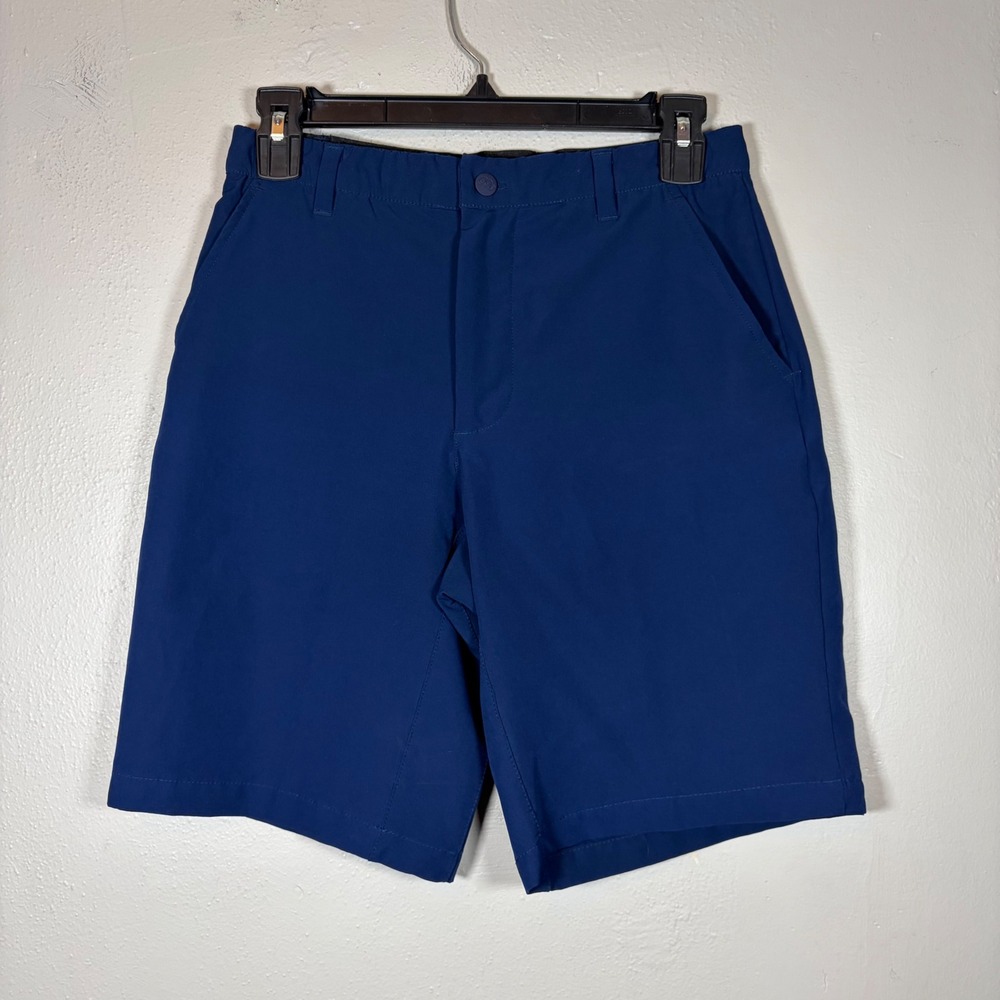 Good Good Golf Mens Fighting For Par Performance Shorts Navy Blue Size 28